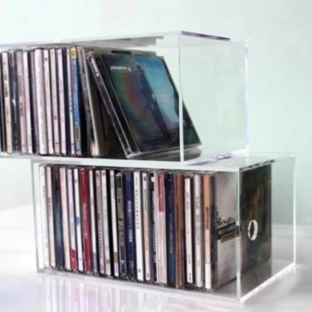 Display Case Acrylic - Acrylic CD Storage Box CD Organizers
