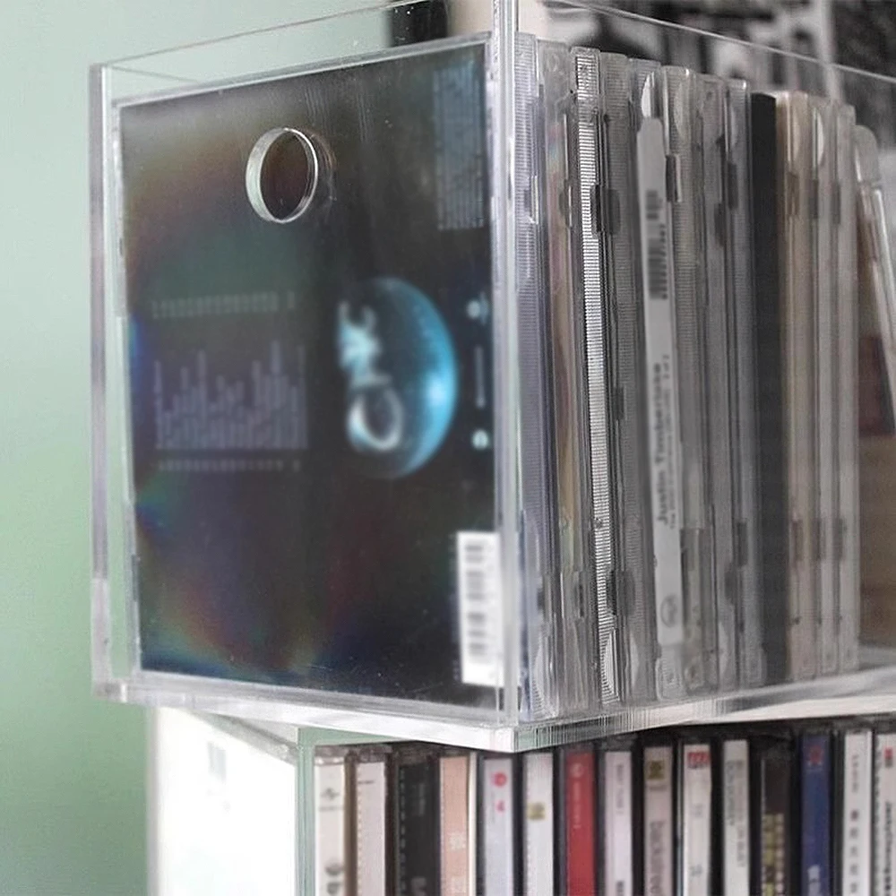 Acrylic CD Storage Box CD Orga - đánh giá và giá Display Case Acrylic
