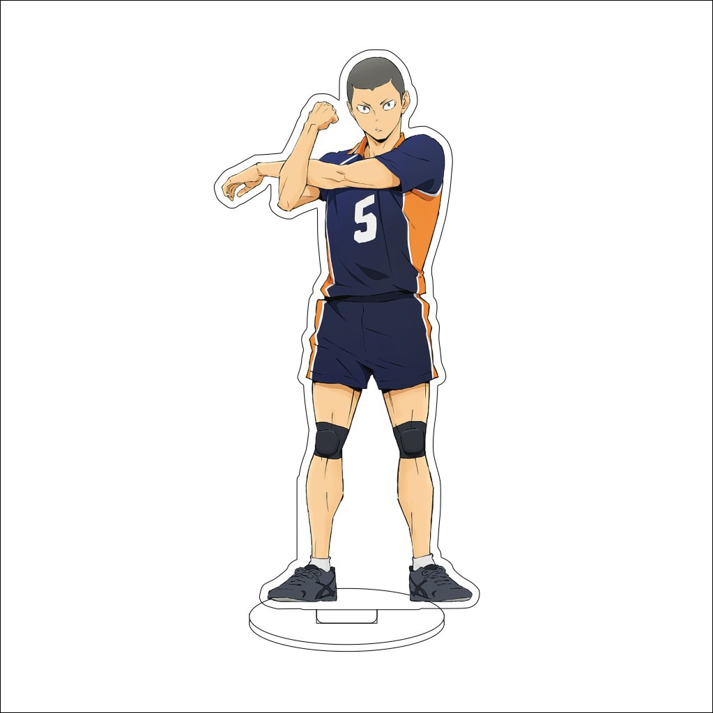 16CM Anime Haikyuu Sugawara Kō - đánh giá và giá Figma Stand Set